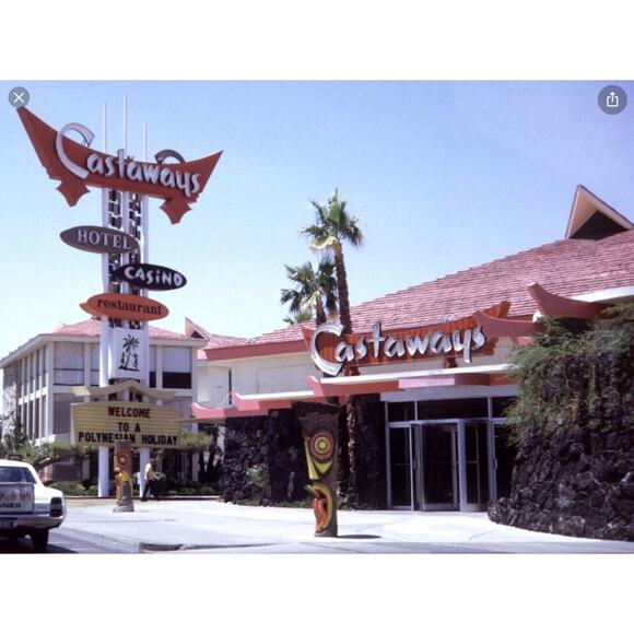 Vtg Closed 1987 Castaways Las Vegas Casino Patchwork Black Leather Coat Jacket L - Picture 2 of 8